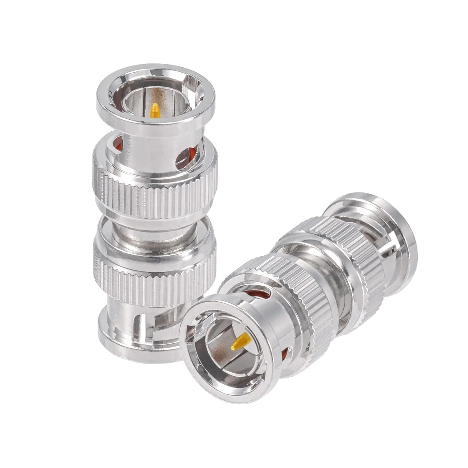 BNC Plug Male to Male Coaxial Coupler Straight Adapter Connector SDl BNC Cable Adapter BNC Male to Male
