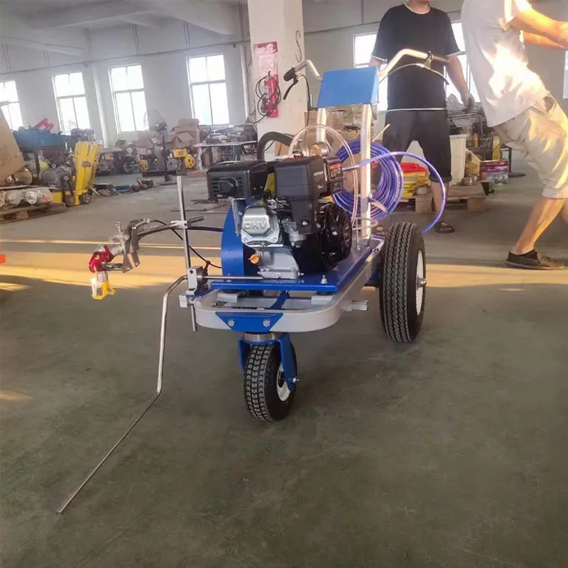 High Quality Road Cold Spraying Marking Machine Parking Space and Road Marking Machine Spray Evenly Machine Supplies