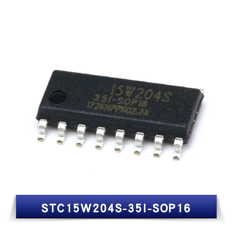 Оригинальный подлинный STC15W204S-35I лапками углублением SOP-8/лапками SOP-16 размеры для возраста от 1 8051 Микроконтроллер микросхема 4KB флэш-память SRAM: 256B EEPROM: 1KB