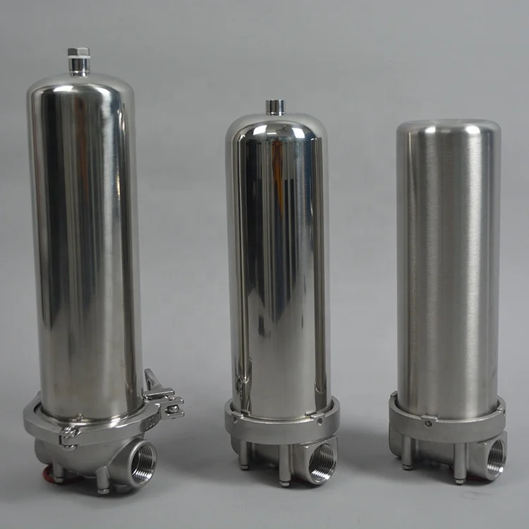 High quality environmental protection filter housing water stainless steel