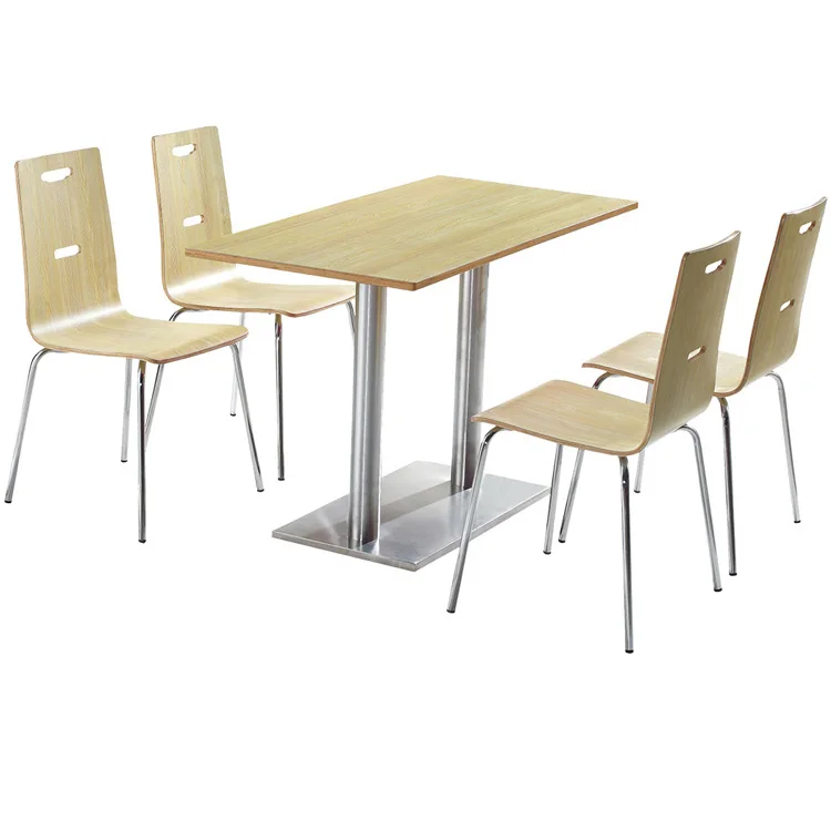 Hotel furniture Mcdonald fast food restaurant table and chair for party