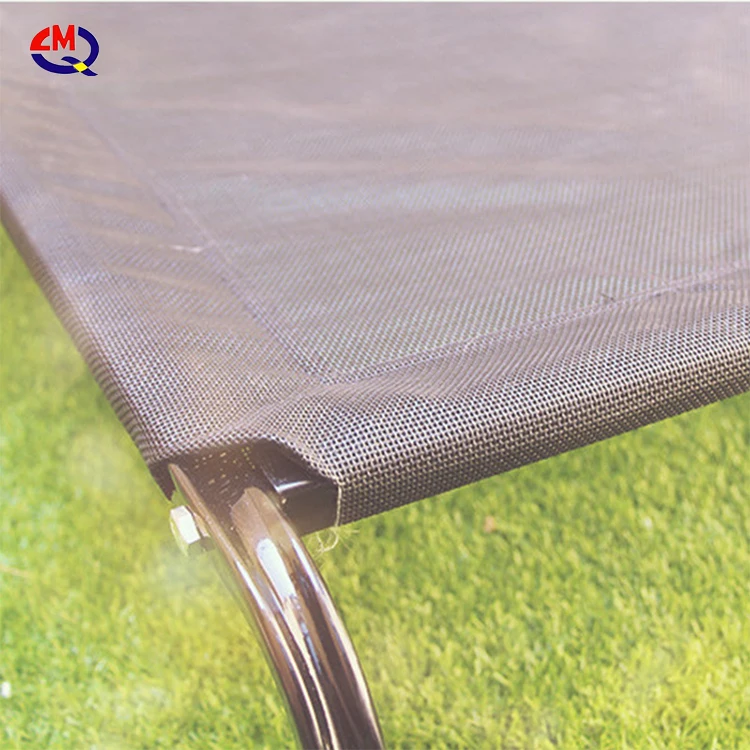 factory price private label durable steel frame elevated cool pet bed raised dog bed