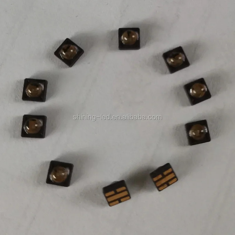 SMT Type 3535 SMD Deep UV LEDs altraviolet UV-C Diode 0.5w 0.6W 250nm 254nm 255nm 260nm UVC LED Chip