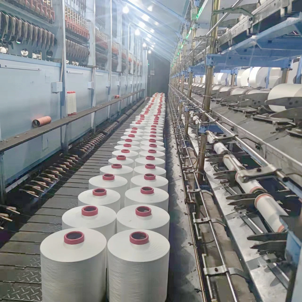 Manufacture Textile Yarn DTY 300D 600D NIM SD RW Polyester Textured Curtain Carpet Yarn Factory