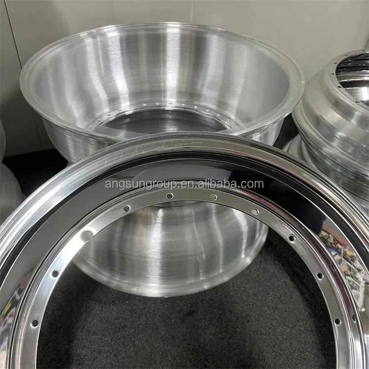 High quality 6061 T6 material 3 pieces forged split wheel rim 21 to 22 step lip felgen inner barrel  for bbs series oz ect