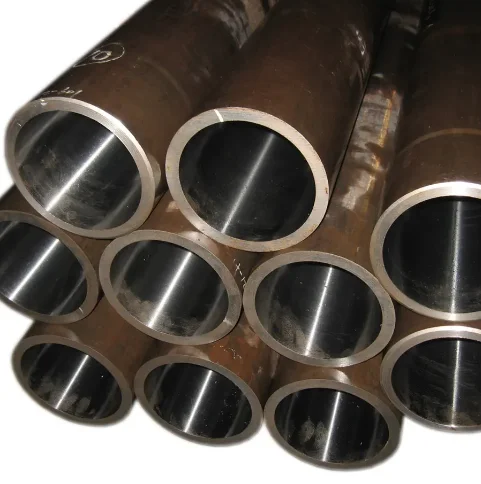 Honed Api 5L Astm A106 Mild Black Iron Carbon Steel Seamless Pipe Tube Aisi 4130 Round Ms Seamless Steel Pipe
