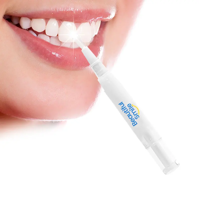 Wholesale Private Label Logo No Sensitive Soft Peroxide Hydrogen Formula White Smile Silver Teeth Whitening Pen