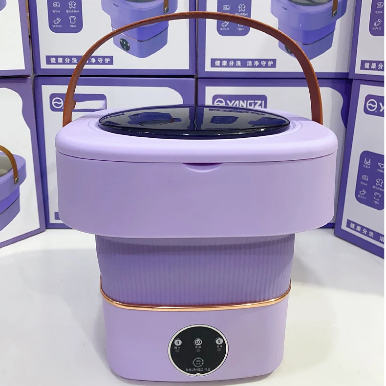 3 в 1 портативный пульсатор стиральная машина озоновый Антибактериальный съемный осушитель электрическая турбина ведро