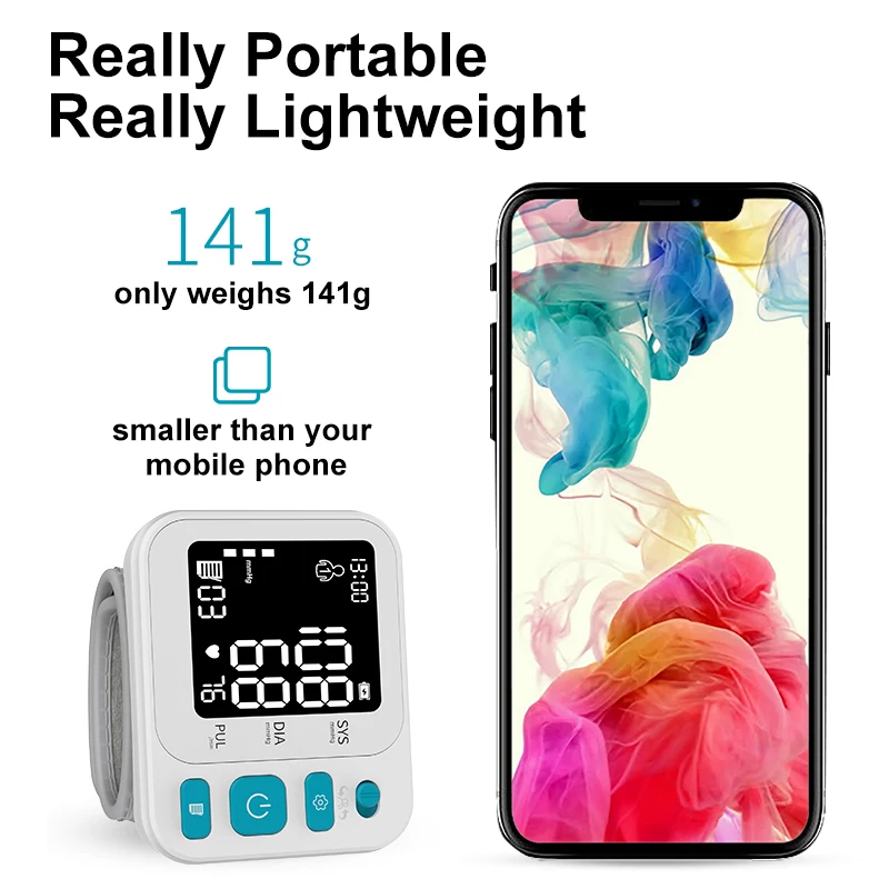 Household Medical Devices Electronic Smart Blood pressure cuff Tensiometer Bp Machine Digital Blood Pressure Monitor Wrist