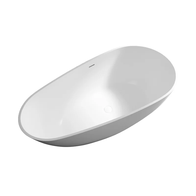 Artificial stone bathing tub Freestanding corner tub Solid surface shower tub