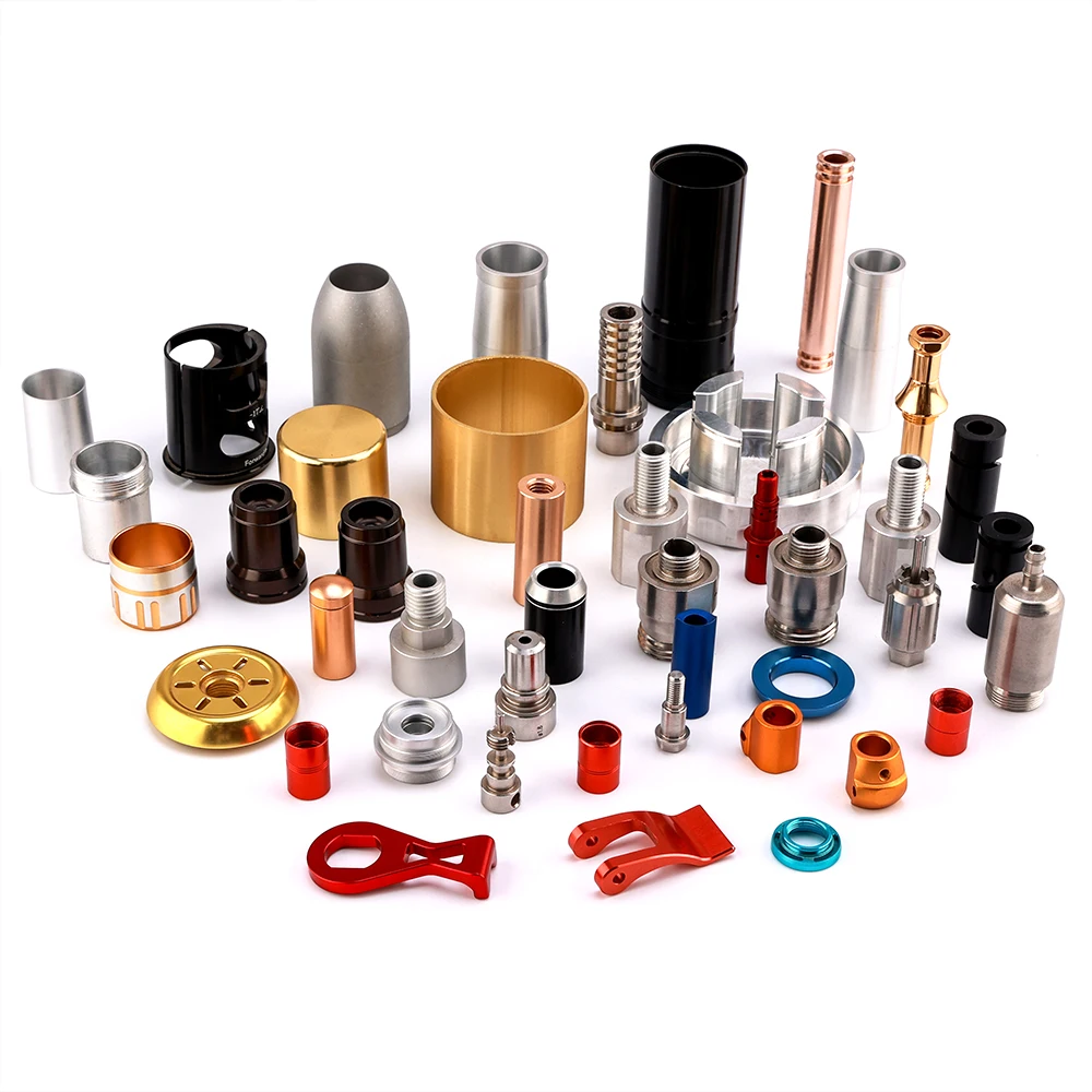 High Precision OEM Custom CNC Machinery Metal Machining Spare Milling Anodized Aluminum Turning Services  Parts