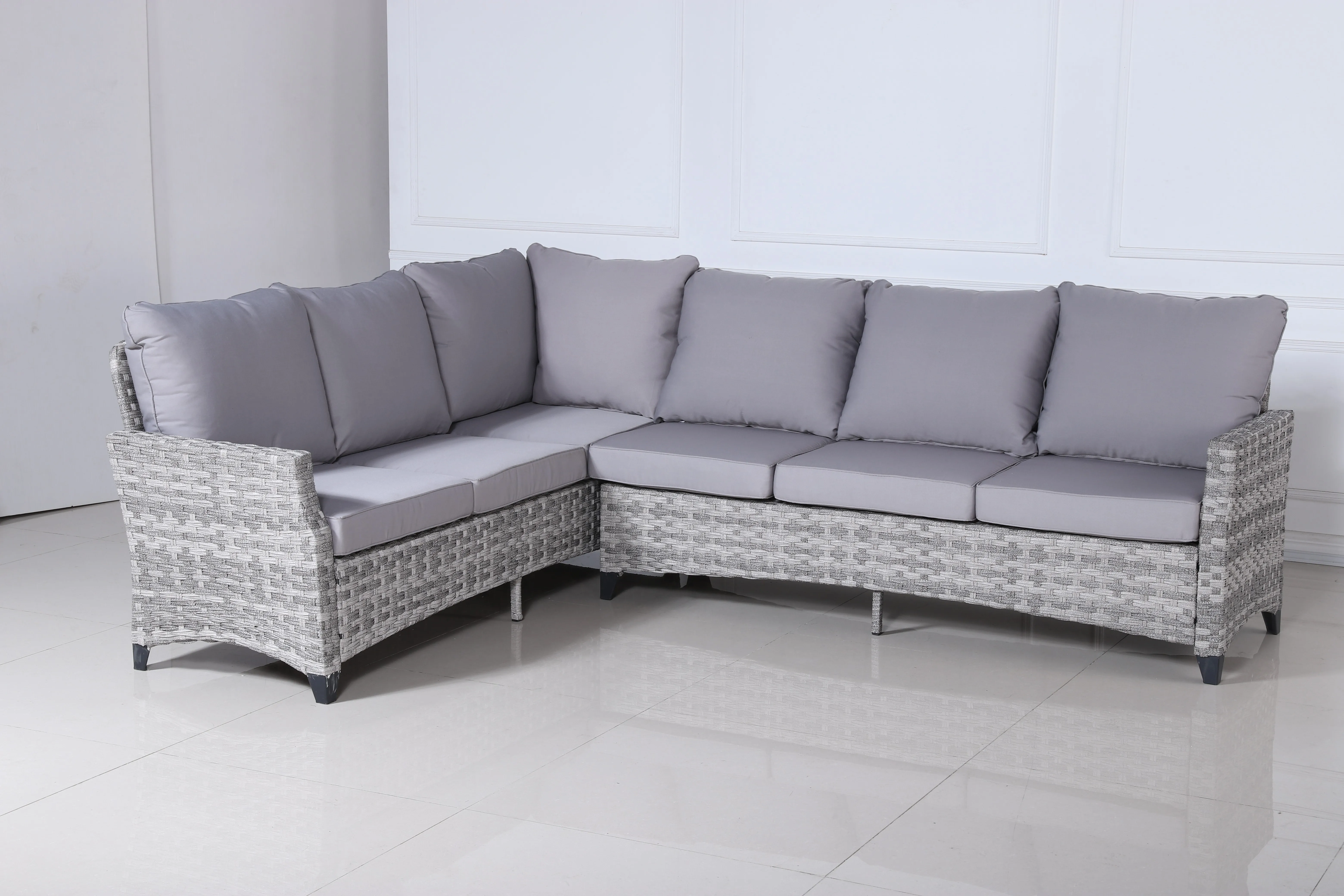 Rattan Furniture Multifunctional Wicker Fire Pit Table Set Outdoor Patio Furniture