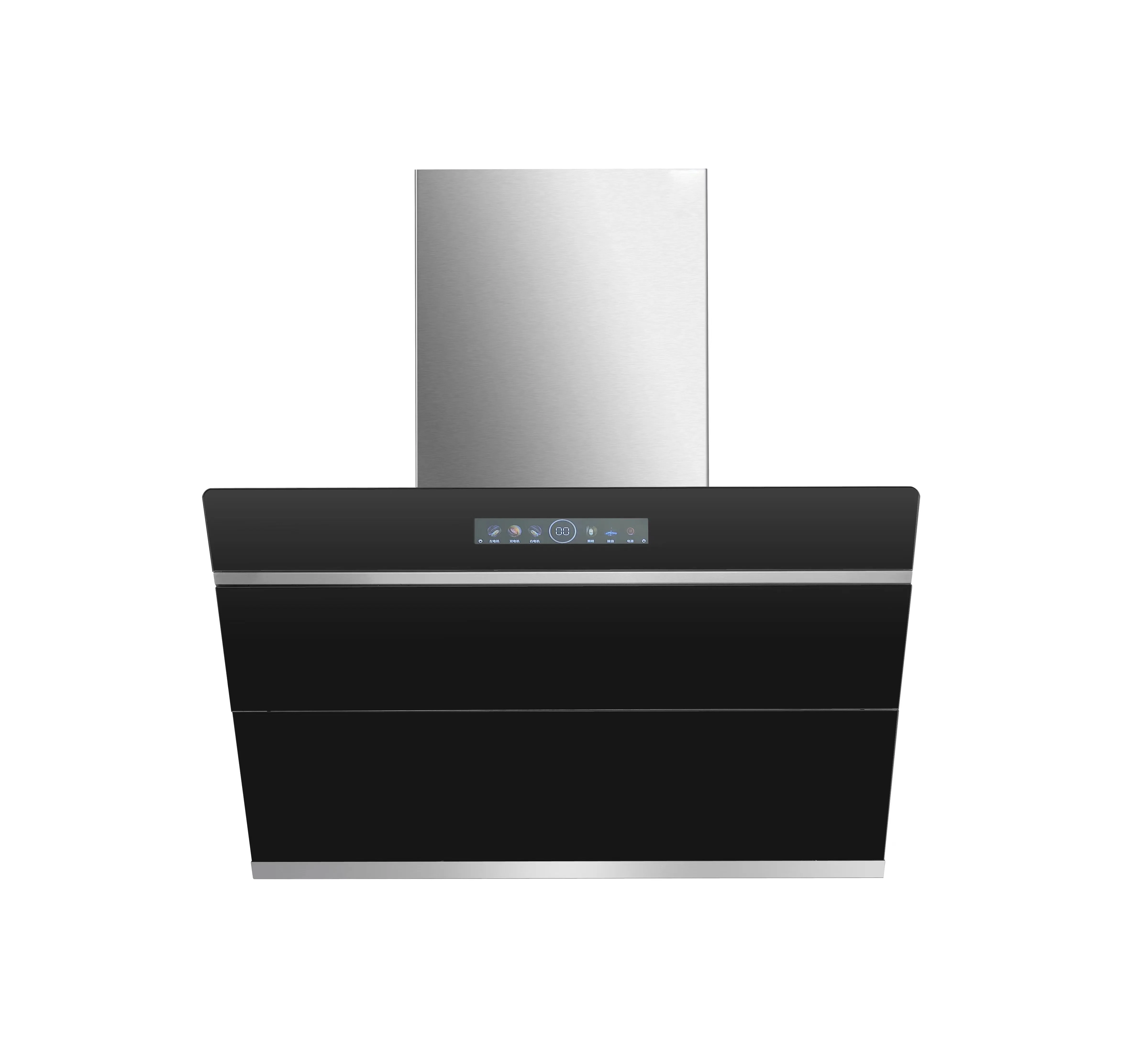 Range Hood Filter Modern Novel Design Mesh Range With Microwave Kitchen Hood Centrifugal Fan Chimney Hood