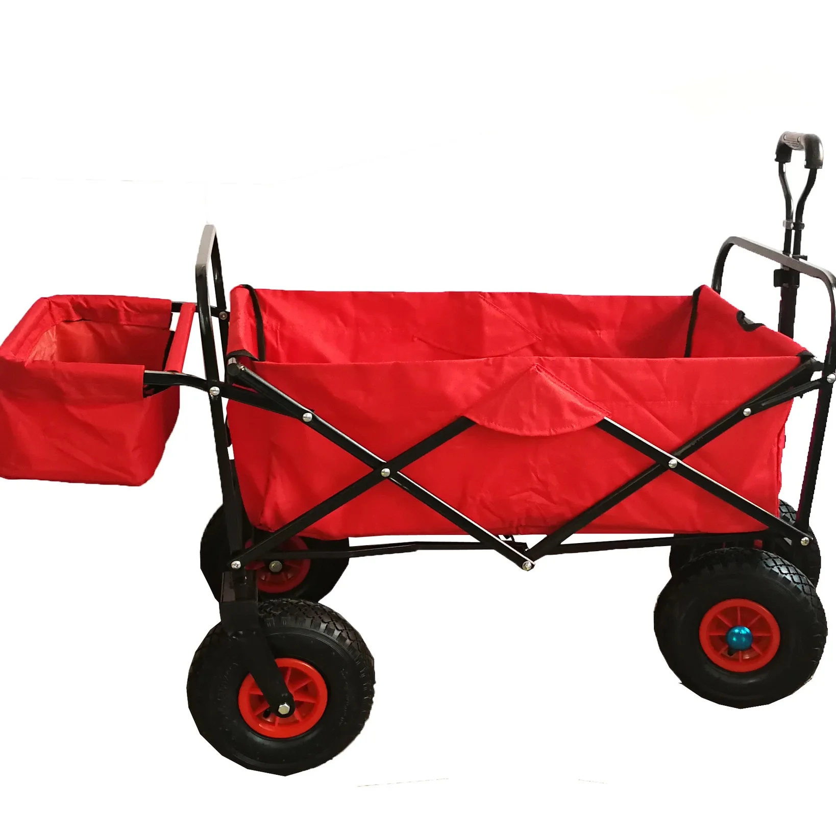 Large Capacity Foldable Trolley Hand Cart Folding Beach Wagon Outdoor Garden Trolley
