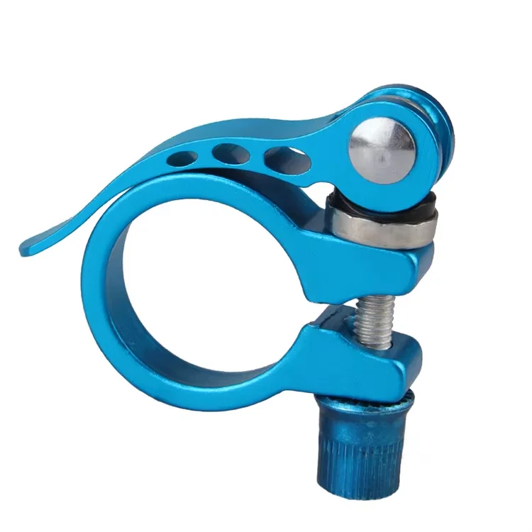 28.6mm Bike Seat Pipe Clamp Quick Removal Fixed Clip Dead Flying Bicycle Seat Bar Locking Road Vehicle Bicycle Parts