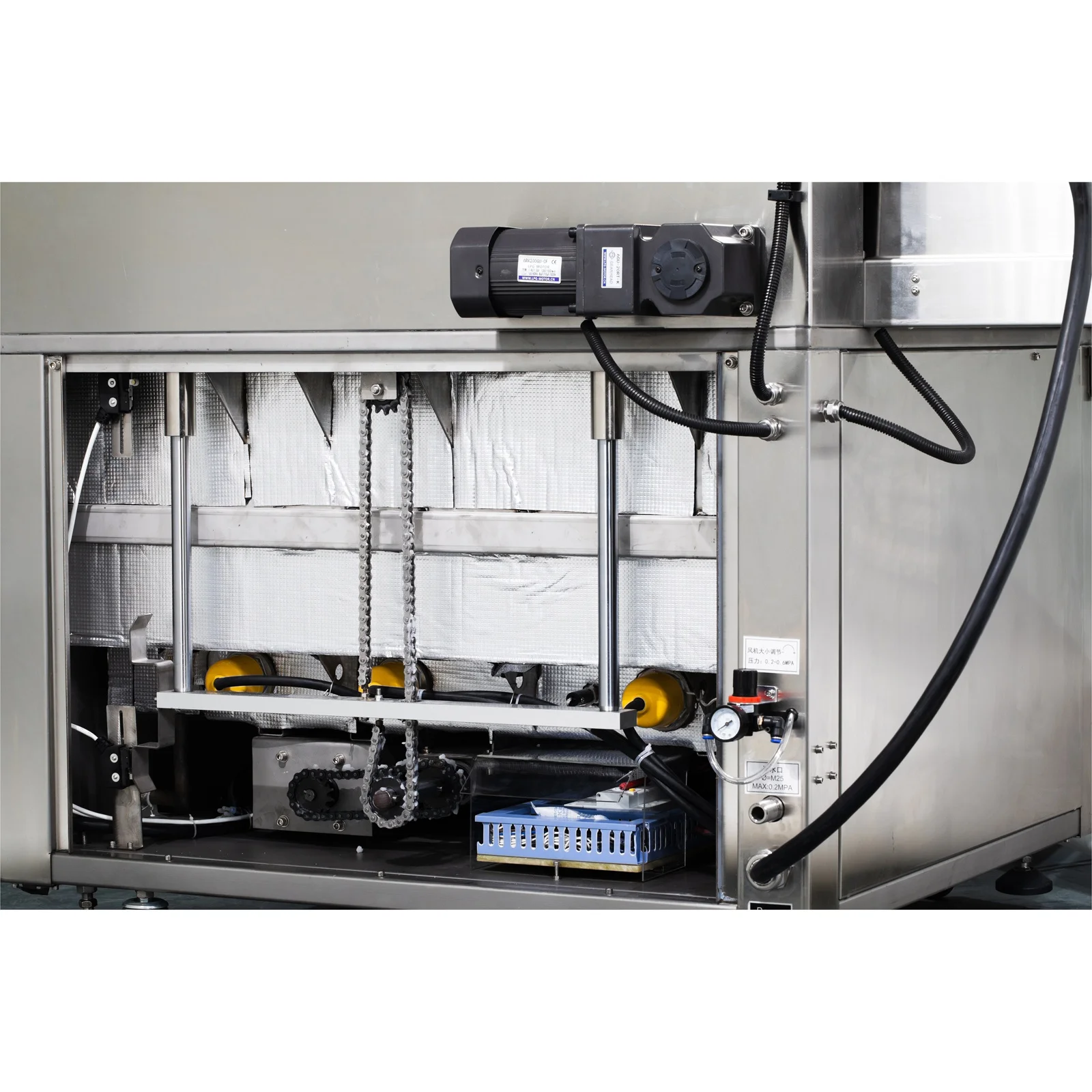 Plastic Film Foil Shrink Wrapper Meat Chicken Beef Mutton Packaging Commercial Stainless Steel Hot Water Dipping Tank Soak Tank