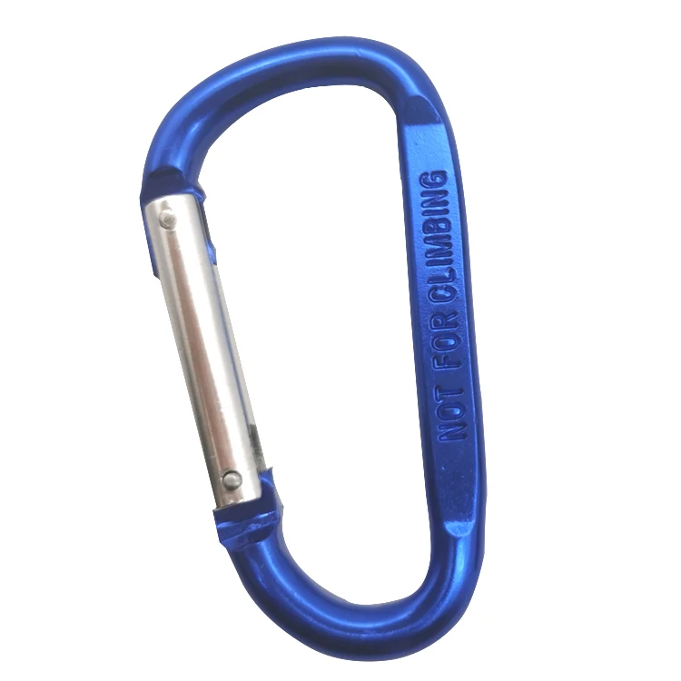 Best Price custom logo small aluminum carabiner lock climbing keychain snap hook