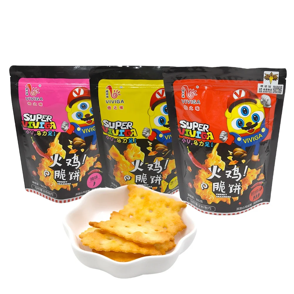 Супер viviga 105 г пакет сыр ероза печенье индейка крекер