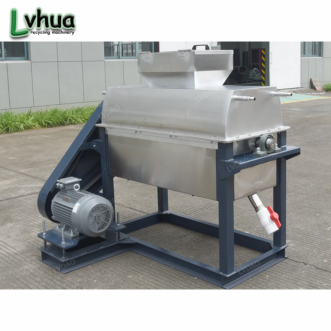 Lvhua Plastic Washing Recycling Machine For Plastic Waste PET Bottle PP PE Crushed Flakes Recycling Machine Price