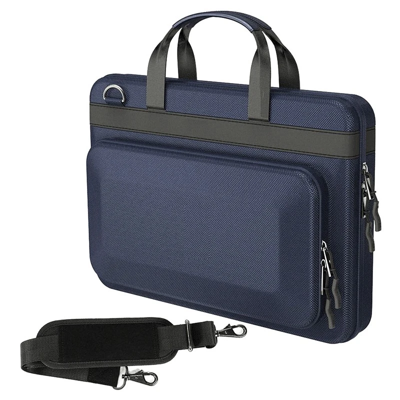 Portable Wholesale 12 13 14 15 Inch Foam Protective Bag Pu Eva 15.6 Slim Laptop Bag