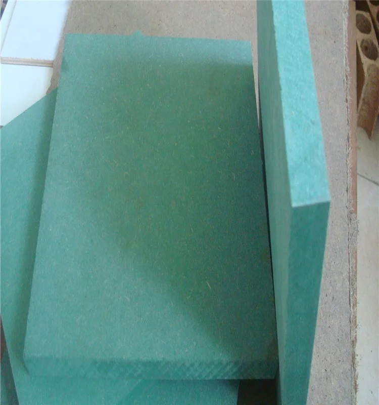 Waterproof Green Color MDF Board/HMR HDF Board