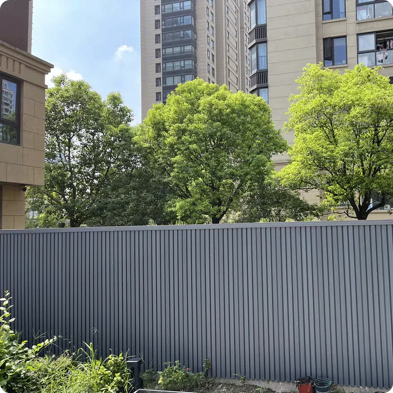 Multifunctional boards composite fencing wpc fence gate for wholesales