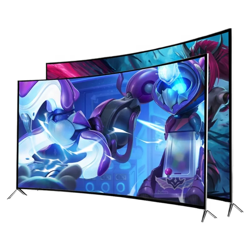 Curved65 inch Smart TV 4K Big Screen Ultra HD LED TV Television