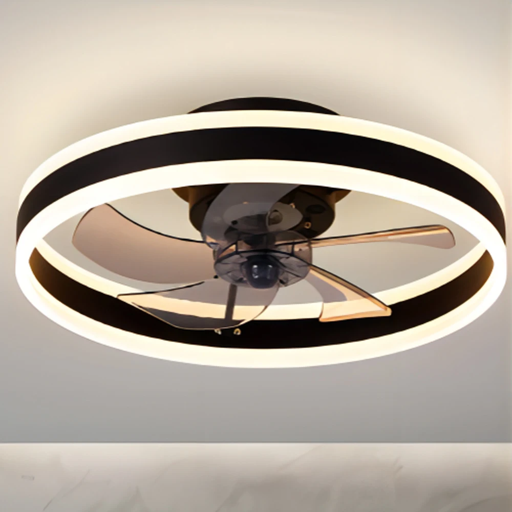 Flush Mount Luxury Chandelier Modern Smart Celling Fan Light Bldc Ceiling Fan With Light And Remote