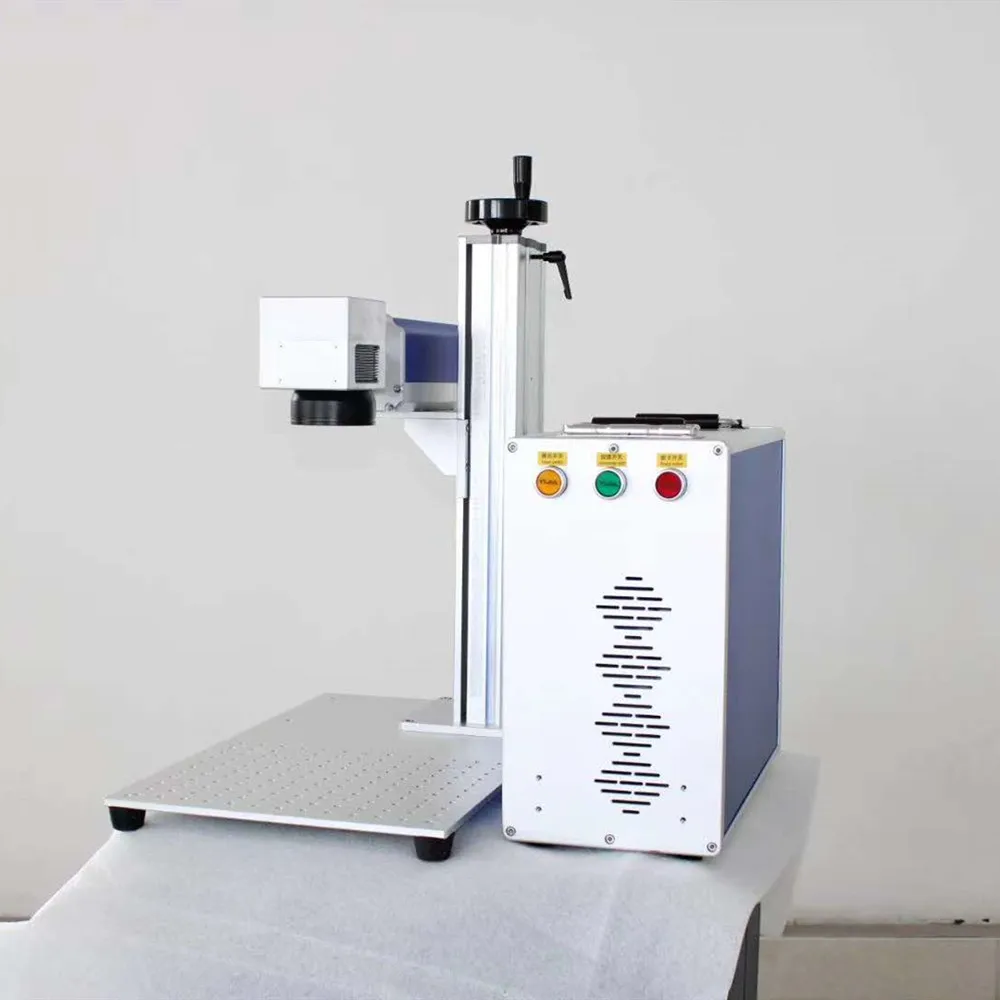 New equipment 3d metal plate two-dimensional code deep marking machine laser marking