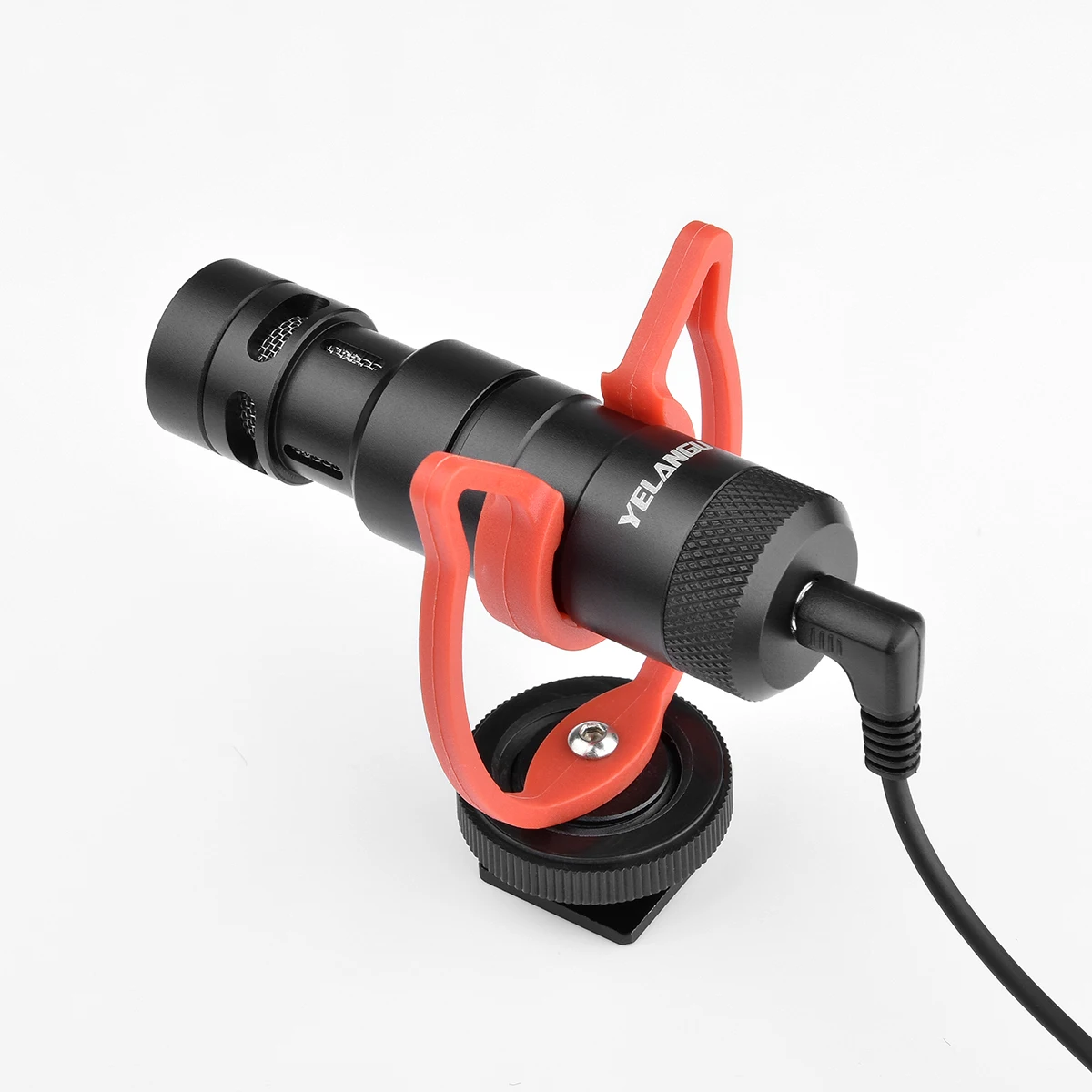 YELANGU Professional  Aluminum Alloy Dslr Video Camera  Interview Wired Microphone for DSLR Camera