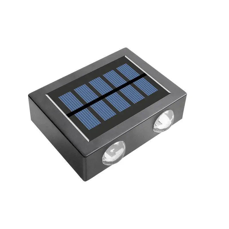 4LED up and down solar wall light, outdoor decoration garden courtyard home wall light waterproof solar light garden