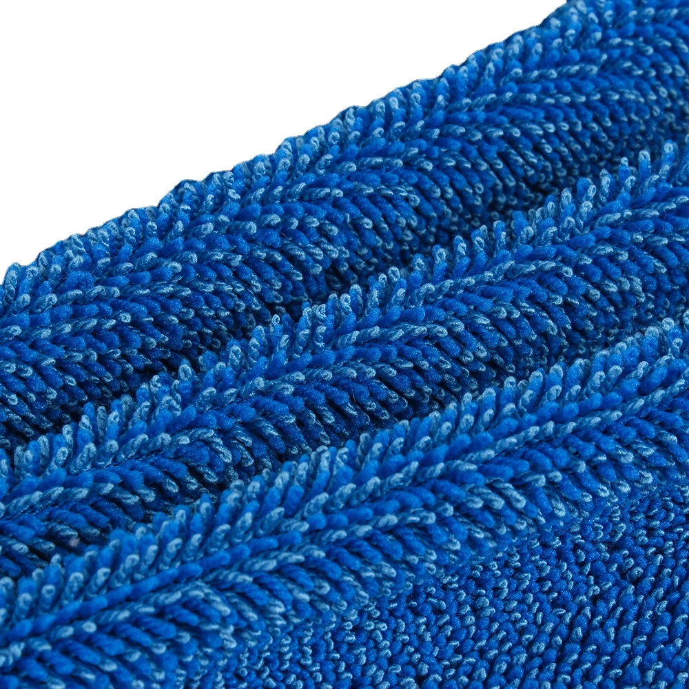 Microfiber cleaning cloth for magic mop flat cleaning mop head twist mop pad fabric in roll