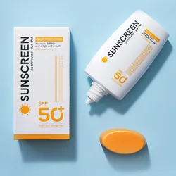 Частная торговая марка SPF 50 + солнцезащитный крем 48 г оптовая продажа индивидуальная УФ-защита освежающий увлажняющий солнцезащитный крем для лица и тела