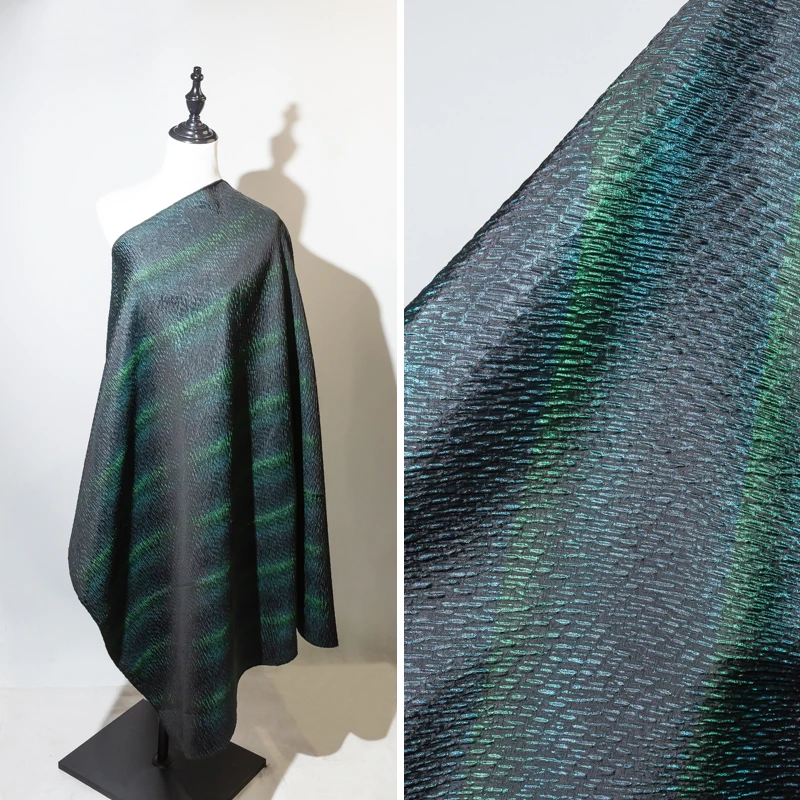 KEER China Factory OEM Custom JBS874-9 Curtain Supersoft Best Quality Jacquard Knitted Fabric for Garment