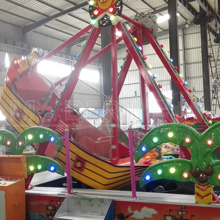 Interesting mini pirate ship theme park kids playground amusement rides swing viking boat for sale