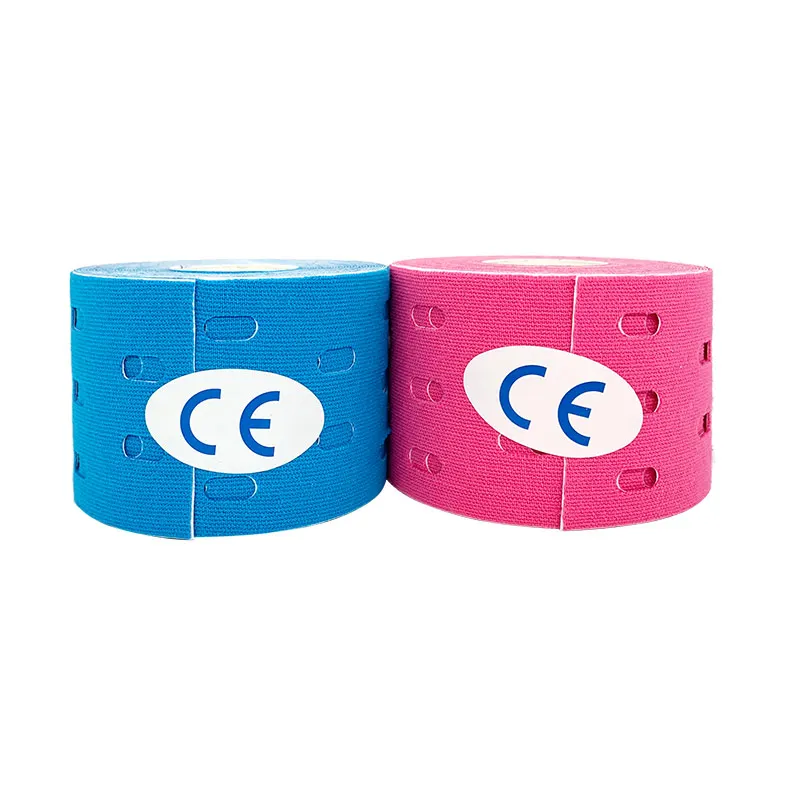 Wholesale Custom Cotton Waterproof Precut Muscle Kinesios Face Tape Fitness Sport Tape Medical Athletic Kinesiology Tape