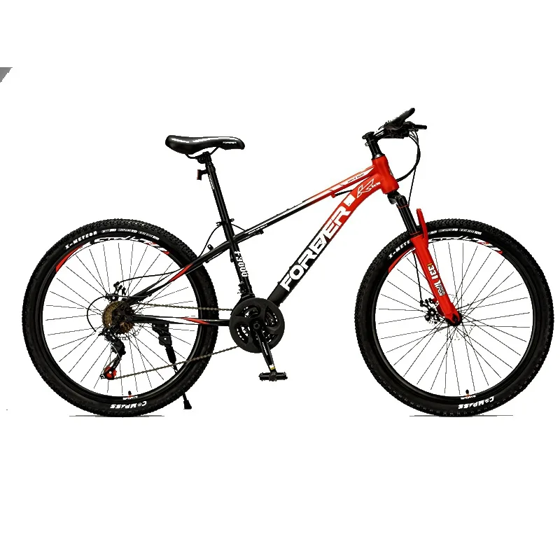 Shanghai permanent brand manufacturers wholesale adult mountain bike teenagers 26 24 inch disc brake bicycle