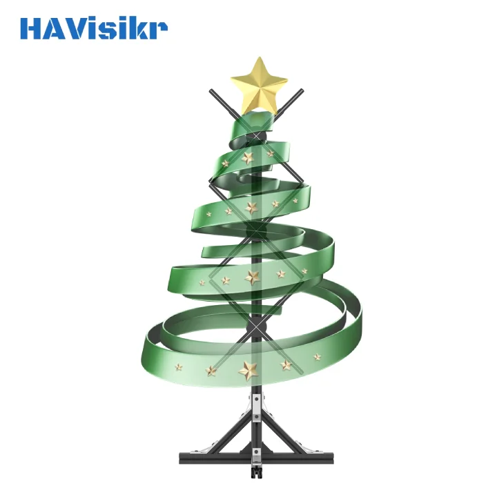 APP uploads materials for free high-definition high-brightness 50cm splicing holographic projector suspension imaging