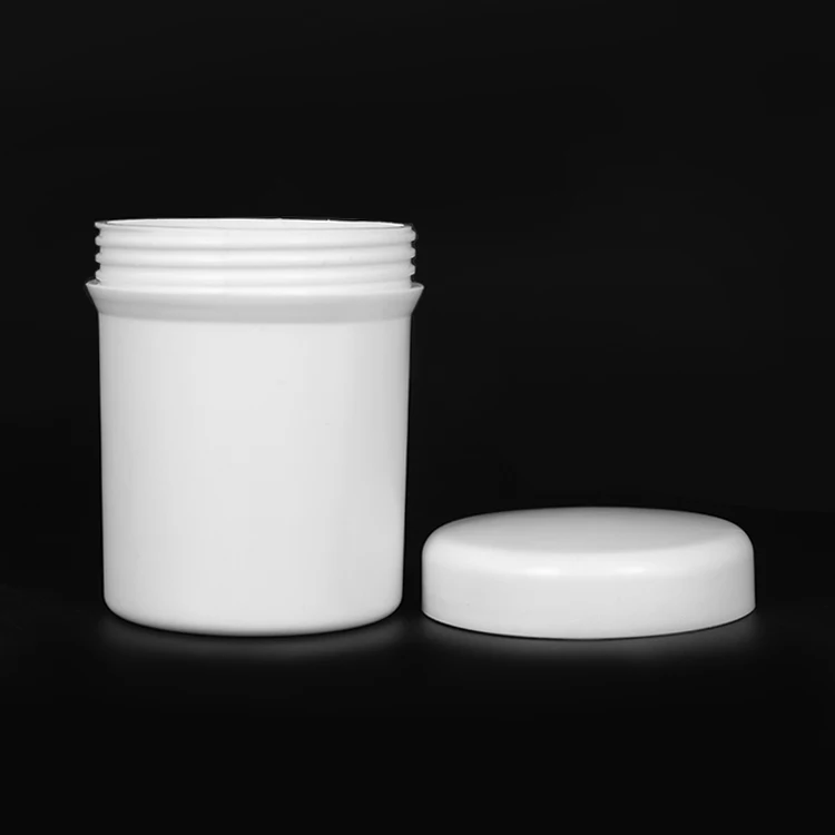 250ml empty white bio degradable material organic sustainable pla corn starch jar