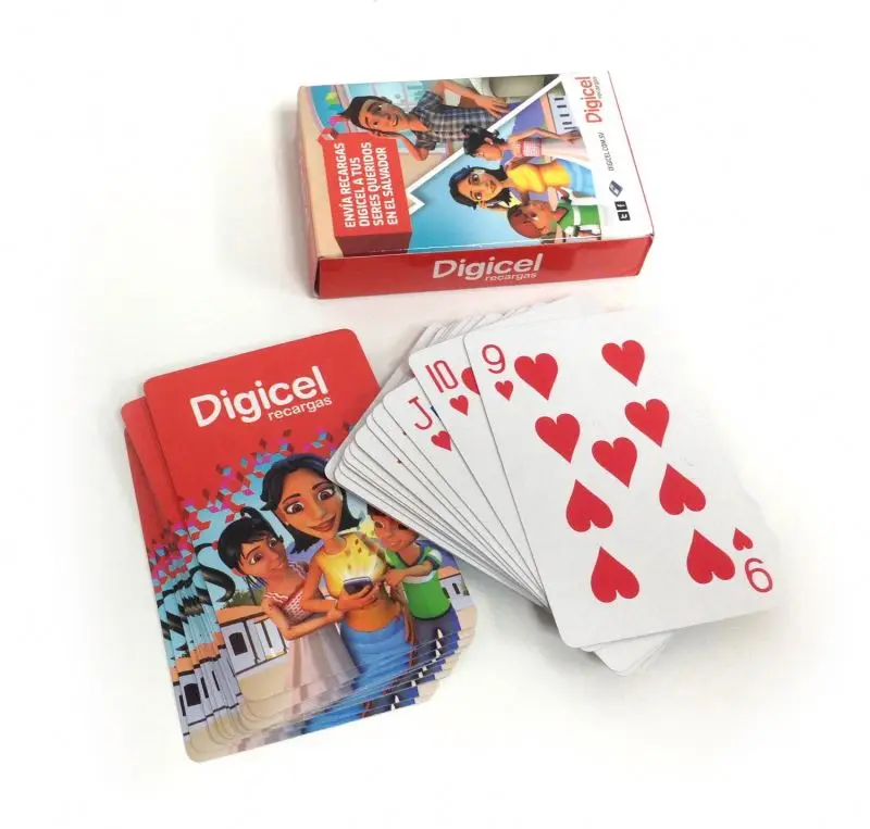 Waterproof Sublimation Playing Card With Box Front And Back Printing Logo Gold Paper Pvc Plastic Game Custom Poker Playing Card