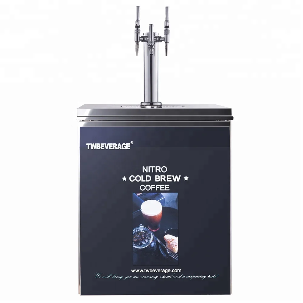 High quality cheap price nitro cold brew coffee maker with nitrogenator beverage dispenser