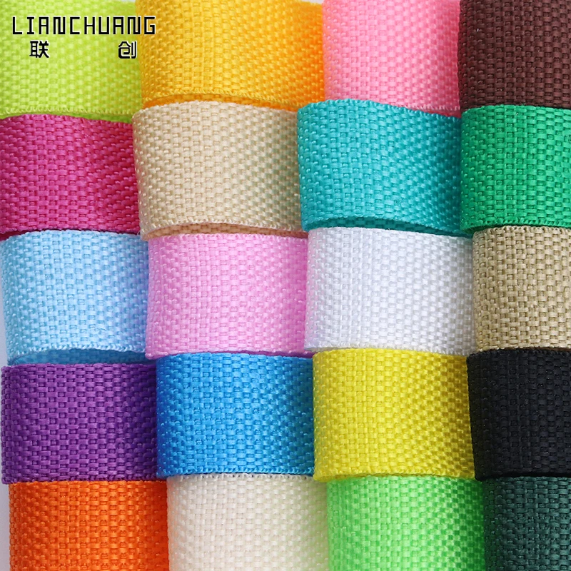 В наличии 22 мм 25 30 35 38 полиэфирная тесьма нейлоновая для собачьего воротника