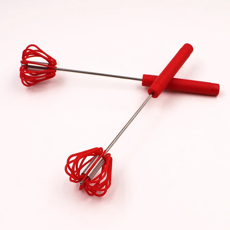 wholesale Semi-automatic Stainless Steel Function Of Egg Beater Mixer For Kitchen Rotary Egg Hand Whisk