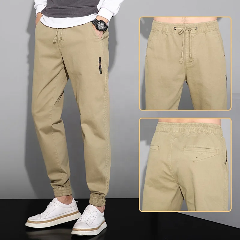 Factory Manufacturer Wholesale Blank Multi Pockets Custom Cotton Outdoor Track Pant Trouser Straight Cargo Pants Men