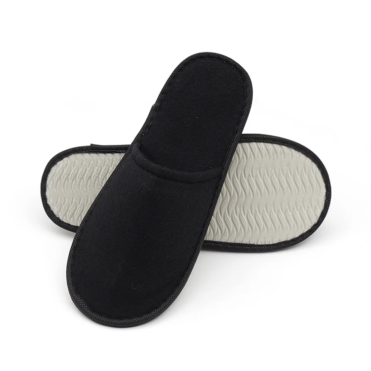 Hotel Supplies Star Hotel Disposable Slippers Customized Logo Nap Cloth Hotel Slippers For Men Women