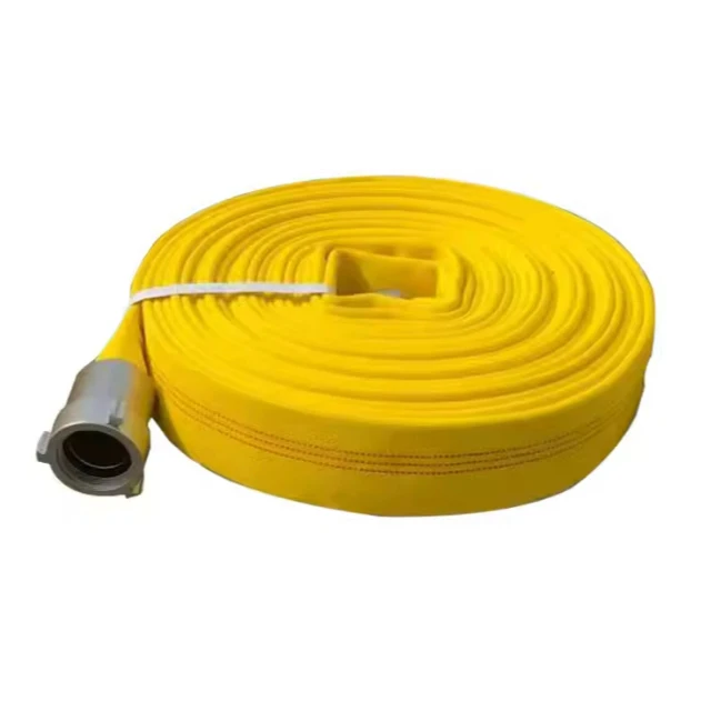 400psi 1.5 Inch 50ft Double Jacket High Quality Canvas Fire Fighting Hose with NH Fitting
