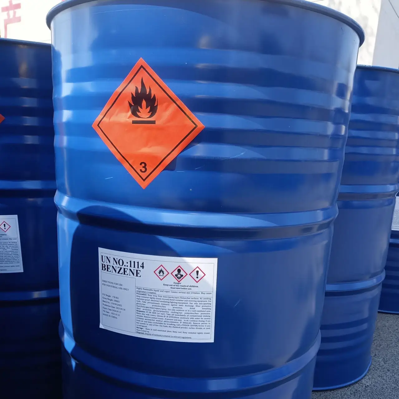 china factory supply pure Benzene  benzol liquid C6H6 cas 71-43-2  for sale