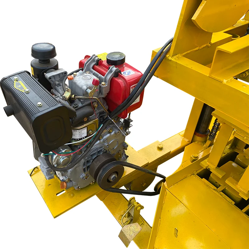 Direct Supply Qmy4-45D Mobile Brick Making Machinery Diesel Powered Brick Making Machine