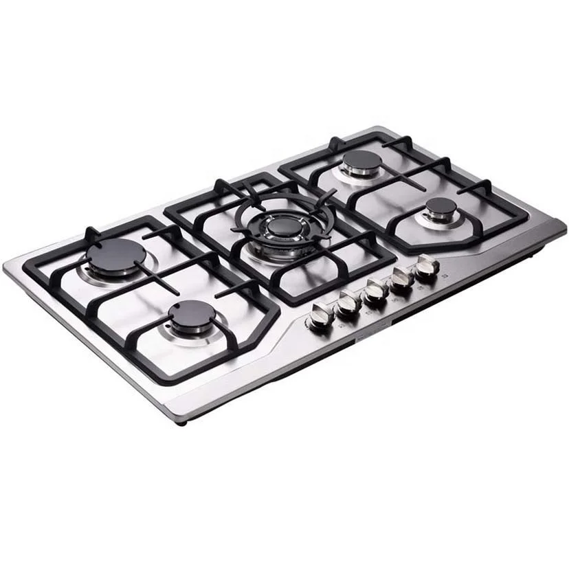 Best Reasonable Price Gas Cooker 5 Burner Cast Iron LPG 5 Burners Stove