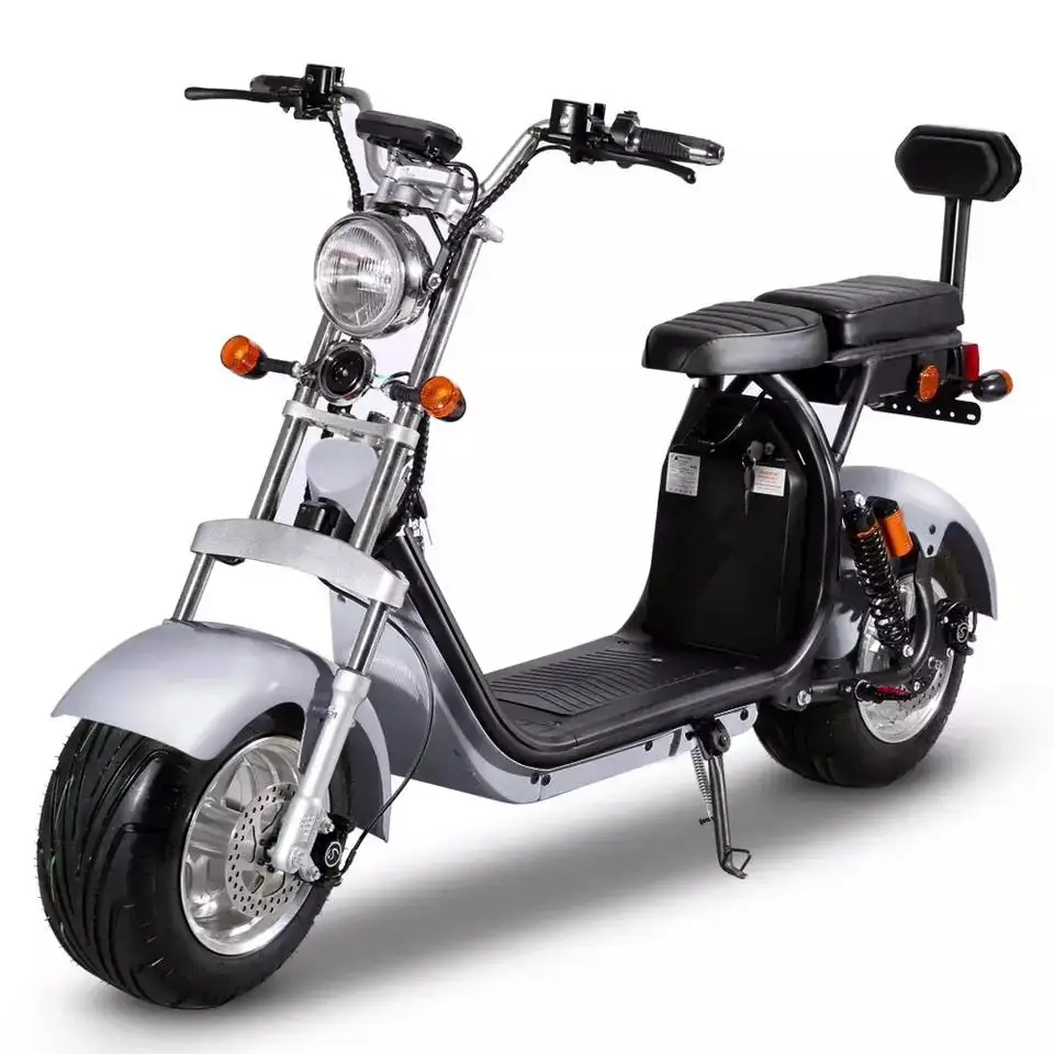 big wheel 12Ah battery light 60-80km adult two wheel scooter/ electric scooters/citycoco adult